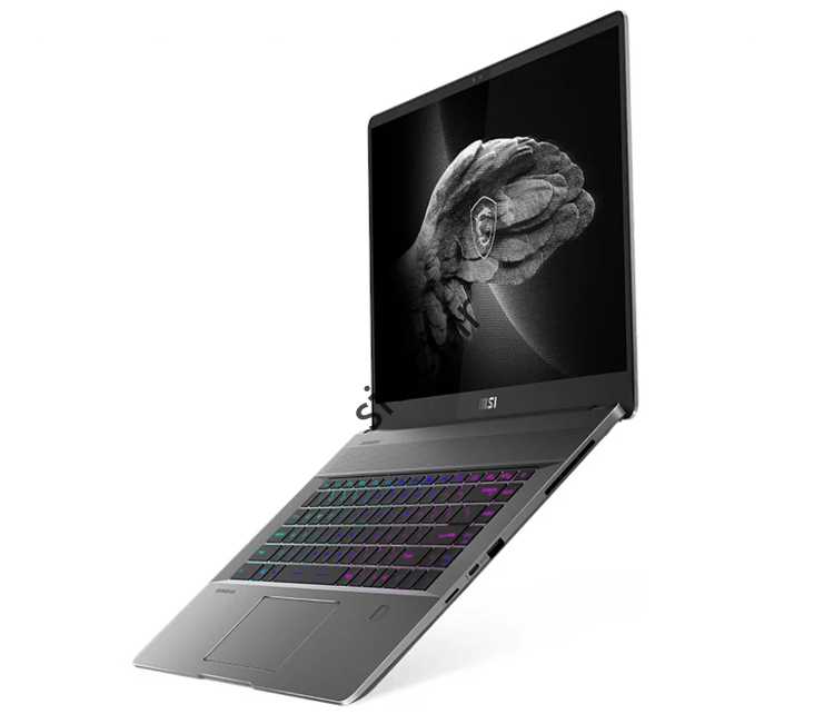 لپ تاپ MSI Creator Z16 با صفحه نمایش لمسی